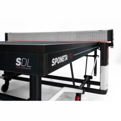 Sponeta Indoor Tafeltennistafel SDL Black Edition – Zwart - Opklapbaar Productfoto