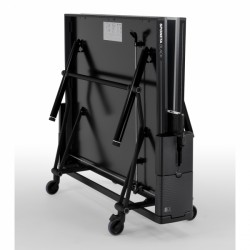 Sponeta Indoor Tafeltennistafel SDL Black Edition – Zwart - Opklapbaar Productfoto