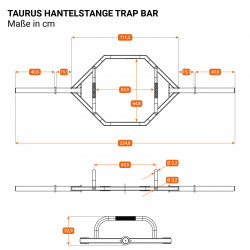 Taurus Hantelstange Trap Bar