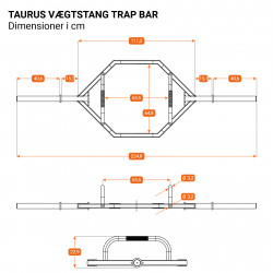 Taurus vægtstang Trap Bar
