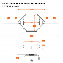 Taurus Barra per manubri Trap Bar