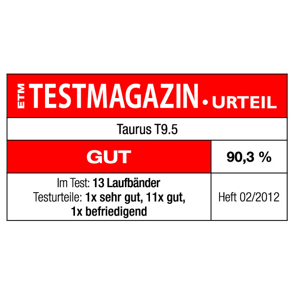 Taurus Laufband T9.5 Auszeichnungen
