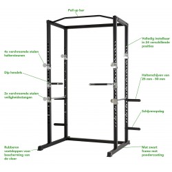 Cage à squat Tunturi WT60 Cross Fit Rack Photos du produit