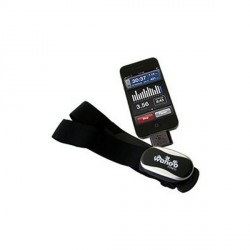 Wahoo iPhone pulse monitor with chest strap