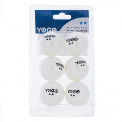 Yogo Table Tennis Balls Training 6er Product picture