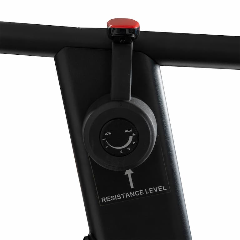 Hebel zur Widerstandseinstellung (4 Level des Taurus Run-X Curved Laufbands)