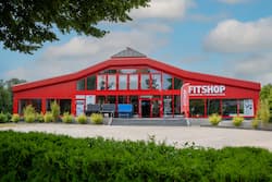 Außenansicht einer Fitshop-Filiale