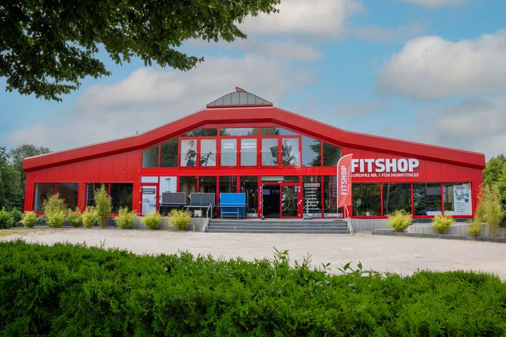 Außenansicht einer Fitshop-Filiale